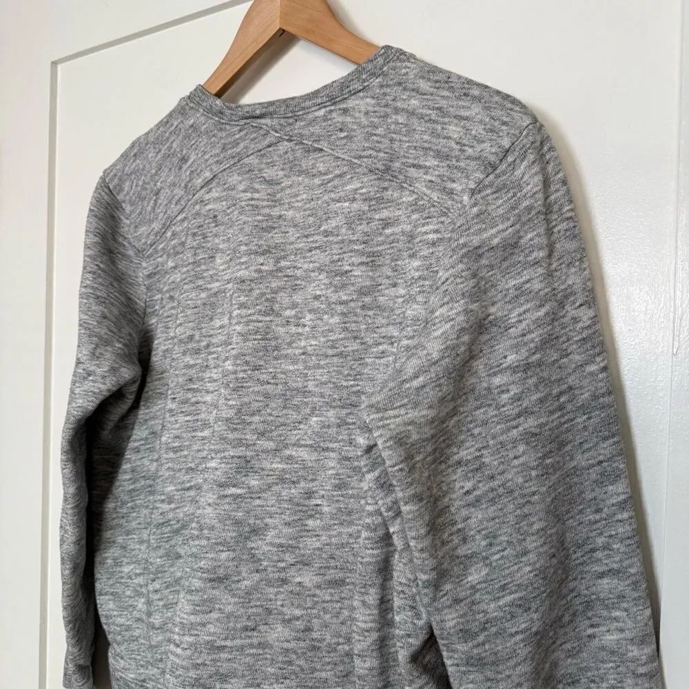 Michael Stars Sweatshirt Womens Size M Gray Front Pocket Pullover Casual Comfort - Picture 7 of 13